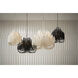 Tilda 6 Light 36 inch Black Chandelier Ceiling Light, Large